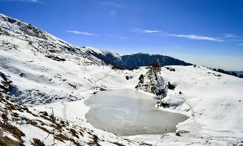 Frozen Brahmatal Lake